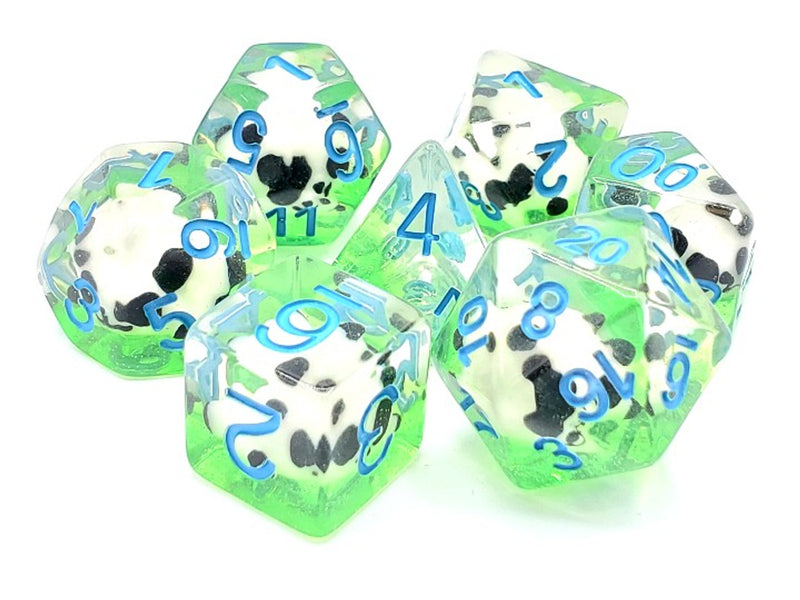 Animal Kingdom - Panda Party 7 Piece RPG Dice Set