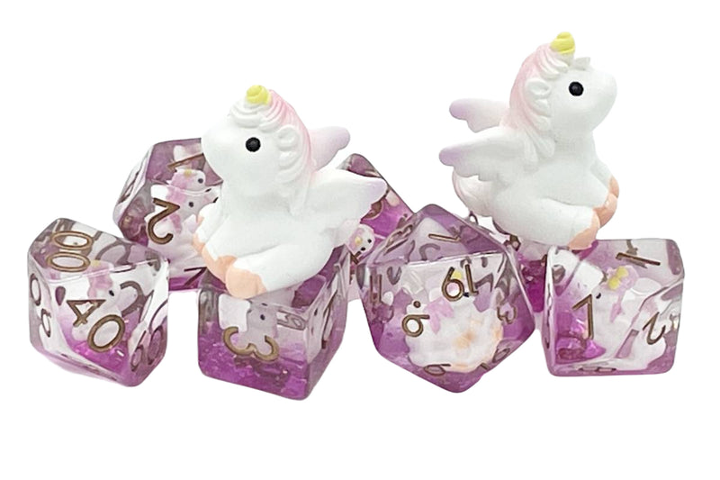 7 Piece RPG Animal Kingdom - Pink Unicorn