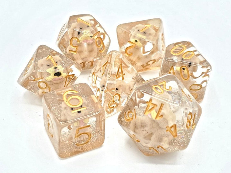 Animal Kingdom - Puppy Dog 7 Piece Dice Set