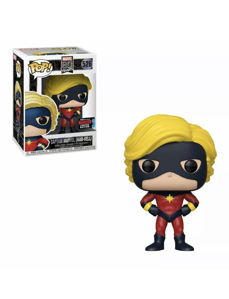 Funko Pop! Heroes Captain Marvel (MAR-VELL) 2019 Fall Convention Exclusive