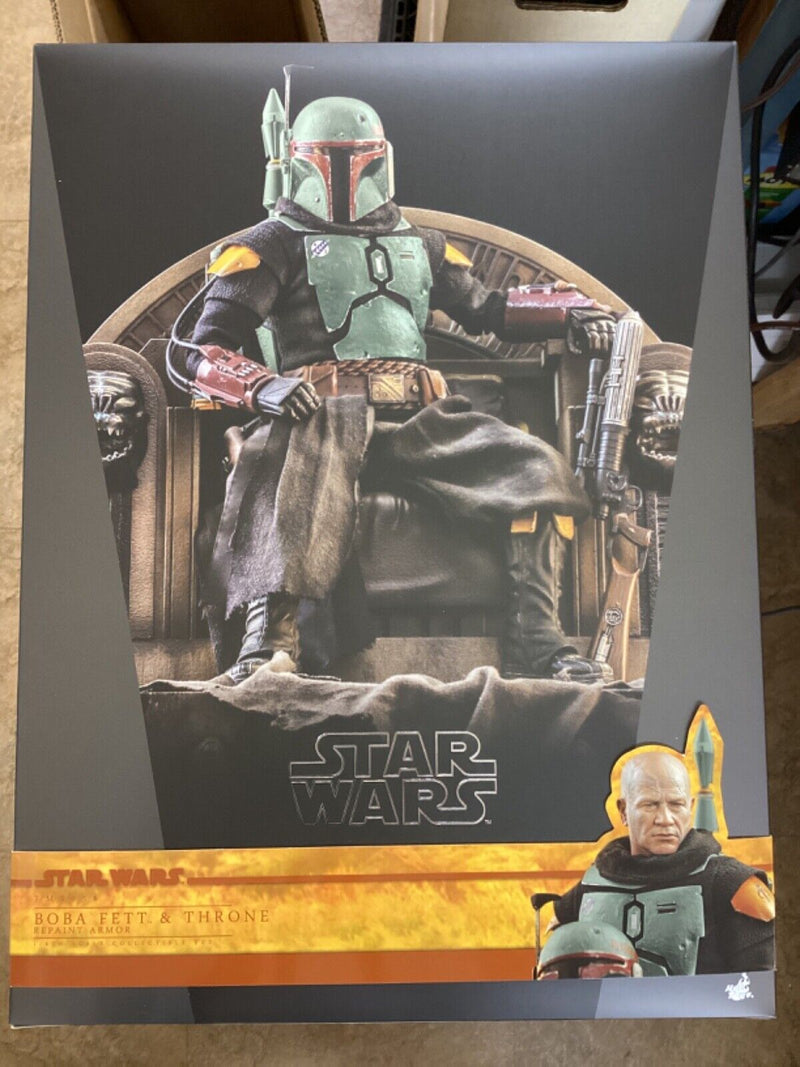 Hot Toys Star Wars Boba Fett & Throne Repaint Armor 1/6 Scale