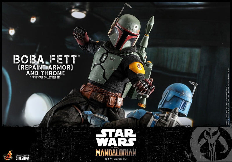 Hot Toys Star Wars Boba Fett & Throne Repaint Armor 1/6 Scale