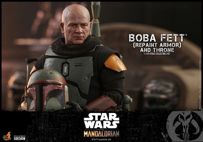 Hot Toys Star Wars Boba Fett & Throne Repaint Armor 1/6 Scale