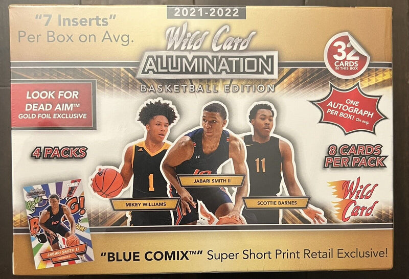 2021-22 Wild Card Alumination Gold Basketball Edition Blaster Box