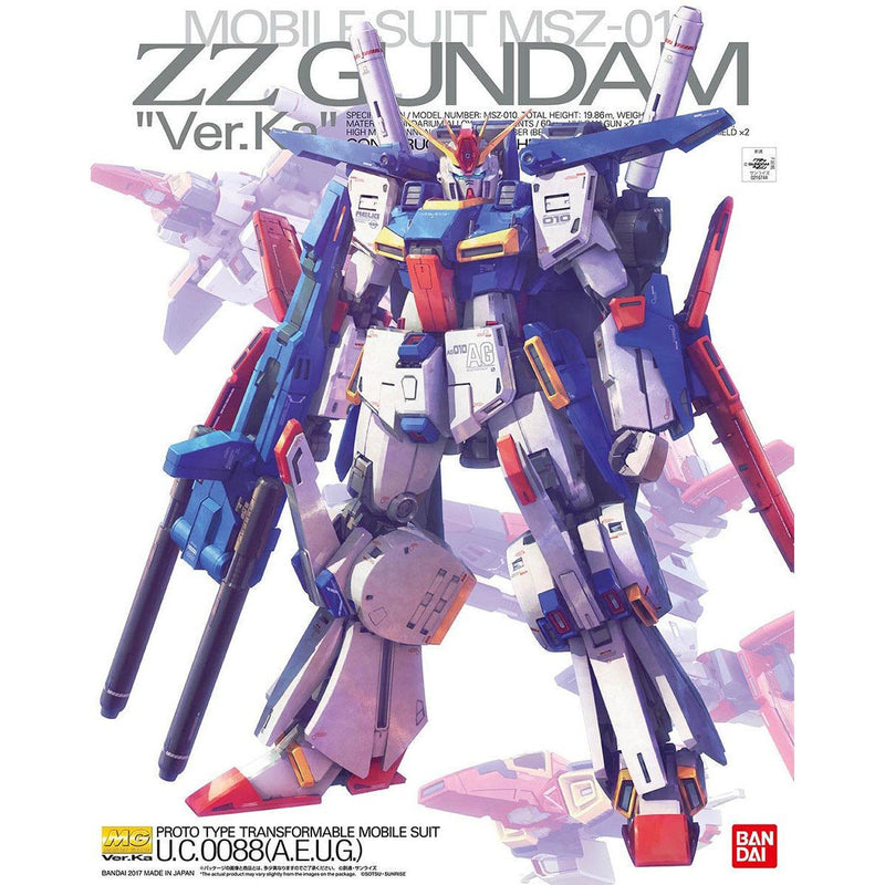 MG 1/100 MSZ-01 ZZ Gundam Ver.Ka