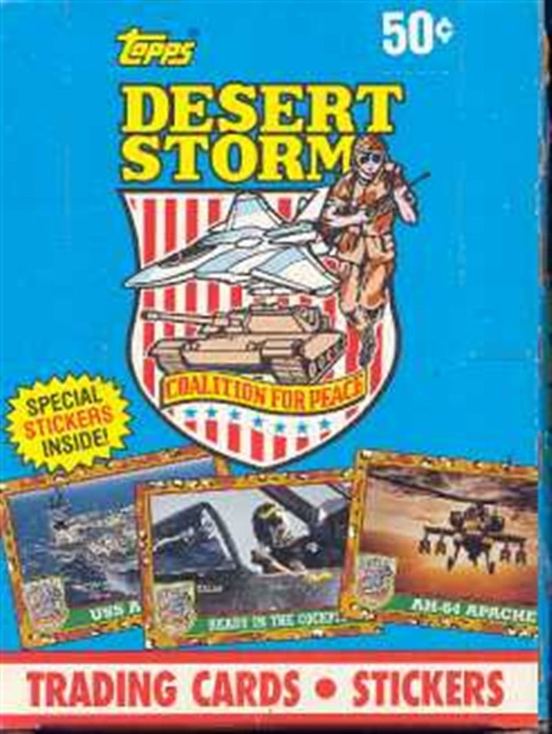 1991 Topps Desert Storm Series 01 Box